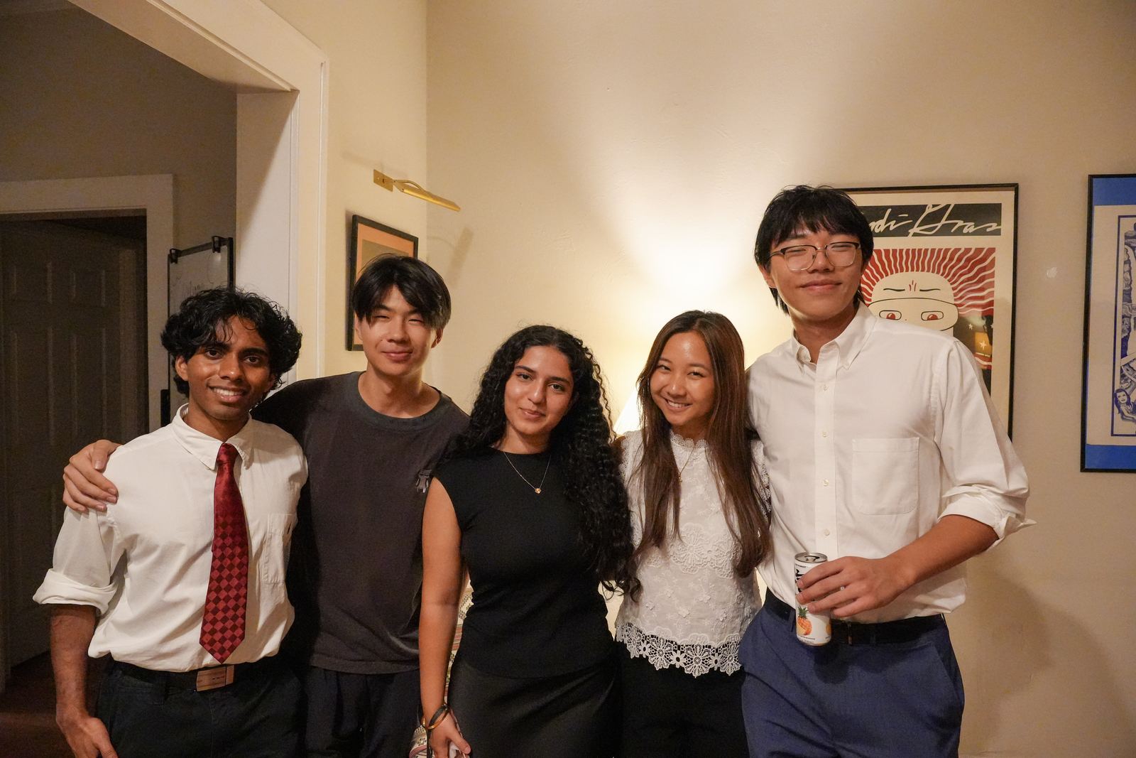 Anika with her team